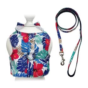 Hawaiian Harness Vest with Matching Leash - M